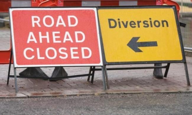 LCC Road Closure notice Lancaster Road Overton